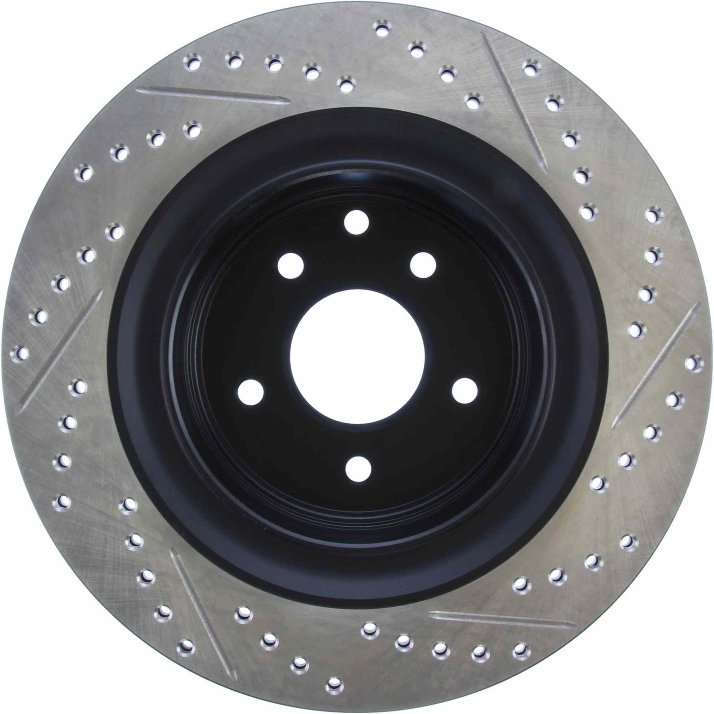 StopTech Sport Drilled/Slotted Brake Rotor; Rear Right
