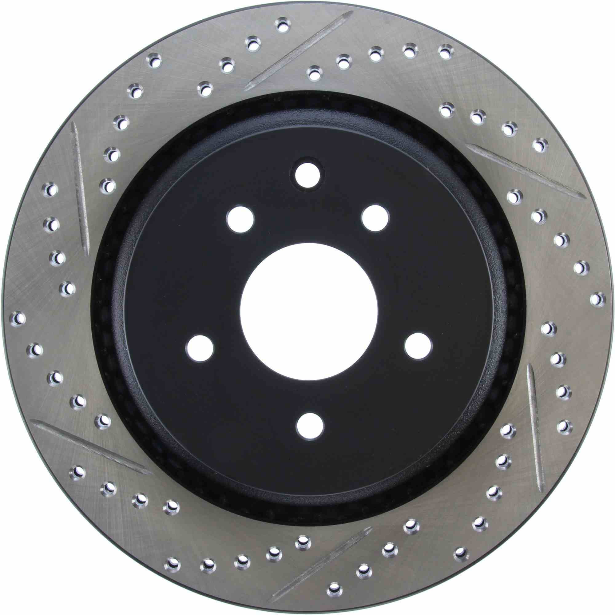 StopTech Sport Drilled/Slotted Brake Rotor; Rear Right