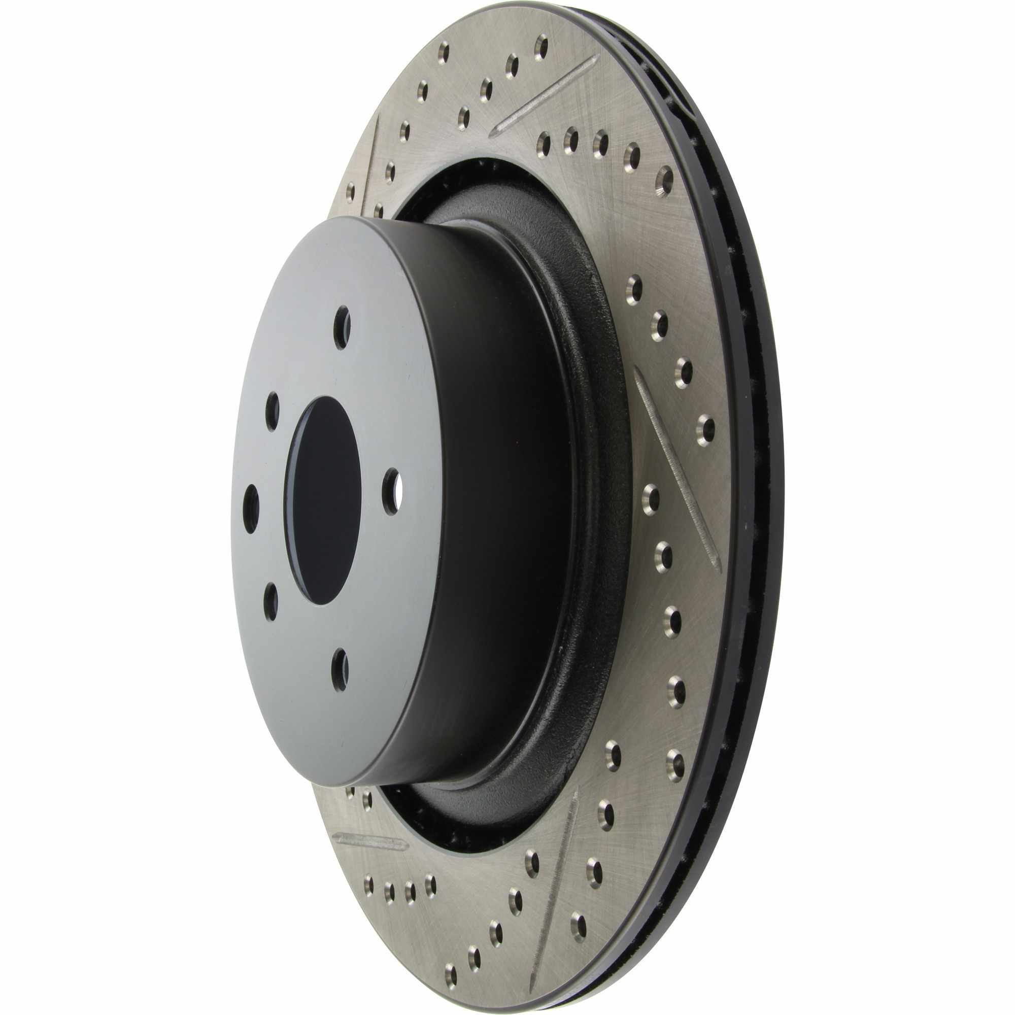 StopTech Sport Drilled/Slotted Brake Rotor; Rear Right