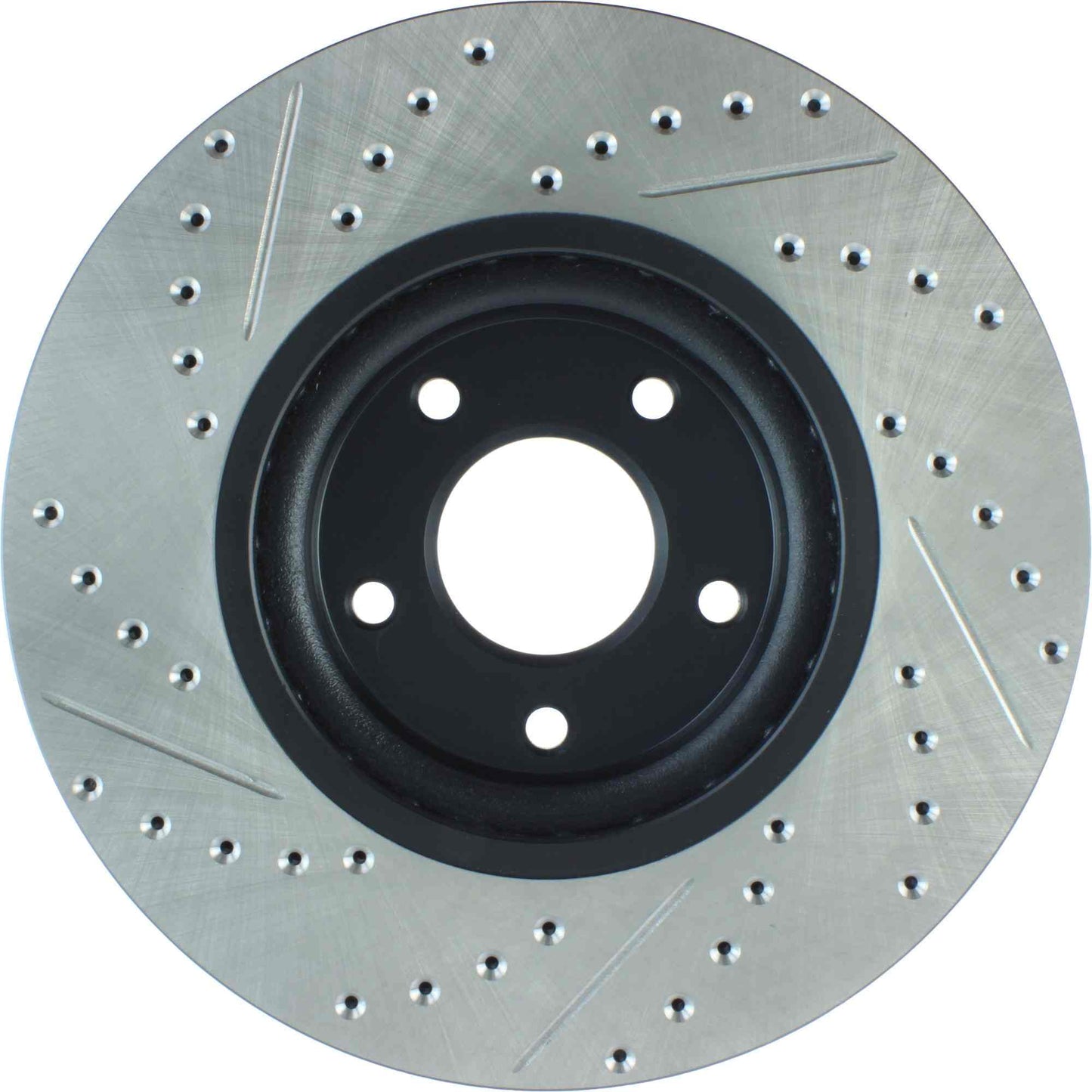 StopTech Sport Drilled/Slotted Brake Rotor; Front Left
