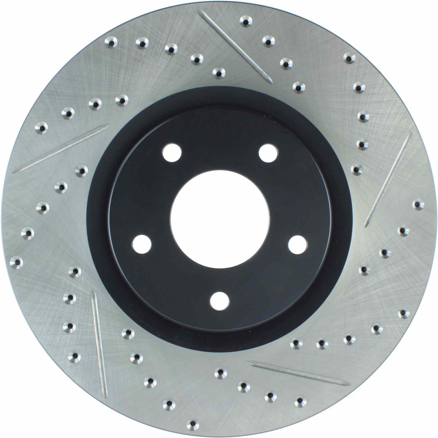 StopTech Sport Drilled/Slotted Brake Rotor; Front Left