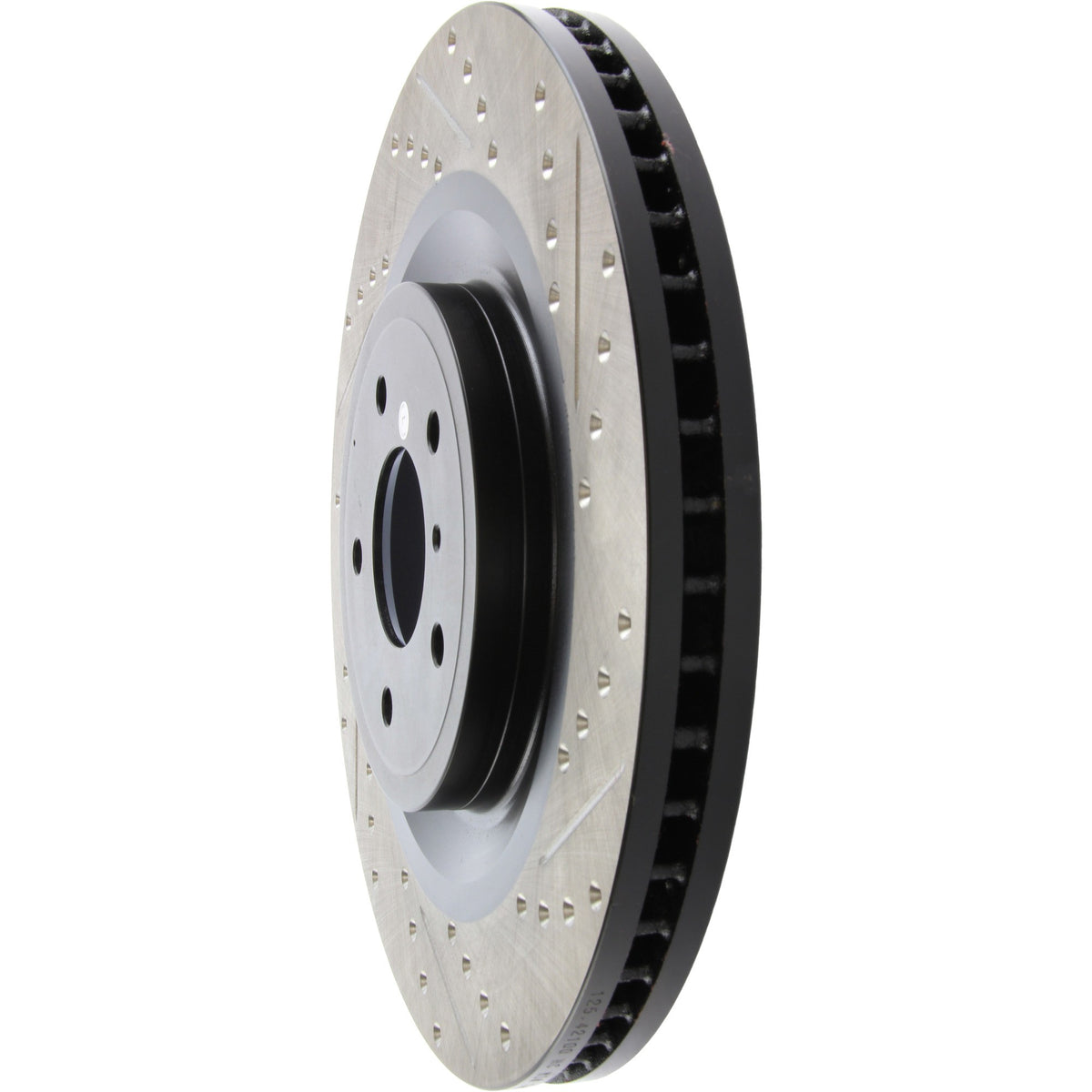 StopTech Sport Drilled/Slotted Brake Rotor; Front Left