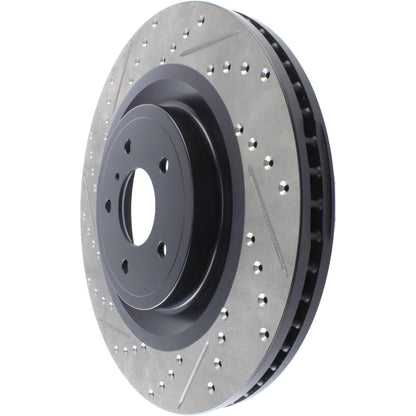 StopTech Sport Drilled & Slotted Brake Rotor Front Right 127.42100R