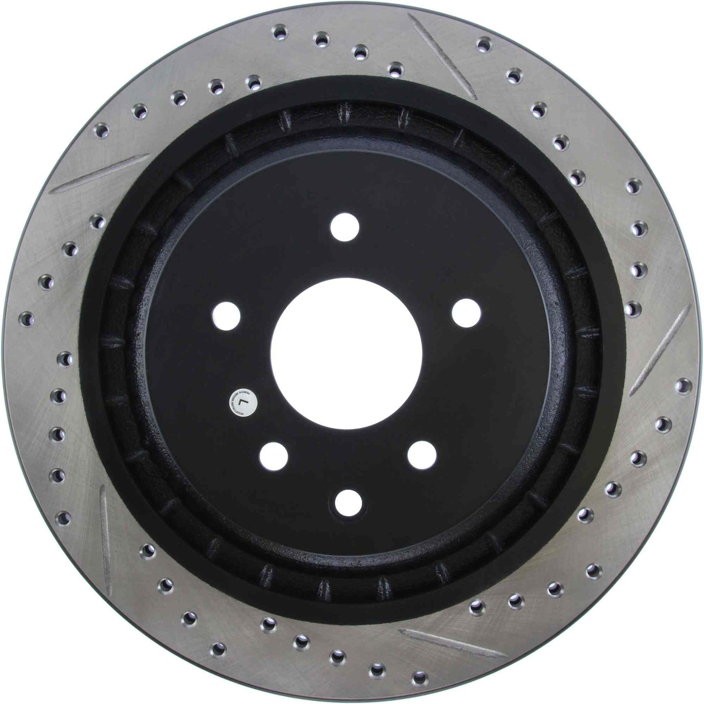 StopTech Sport Drilled/Slotted Brake Rotor; Rear Left