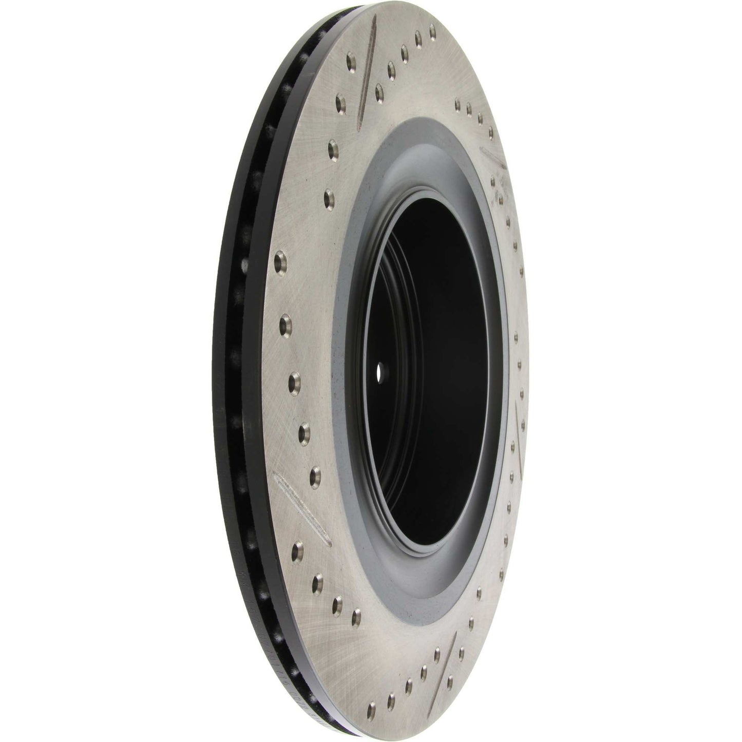 StopTech Sport Drilled/Slotted Brake Rotor; Rear Left