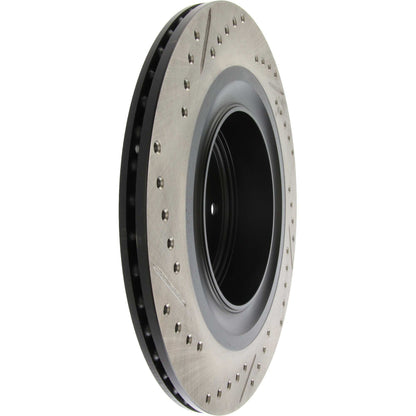 StopTech Sport Drilled/Slotted Brake Rotor; Rear Left
