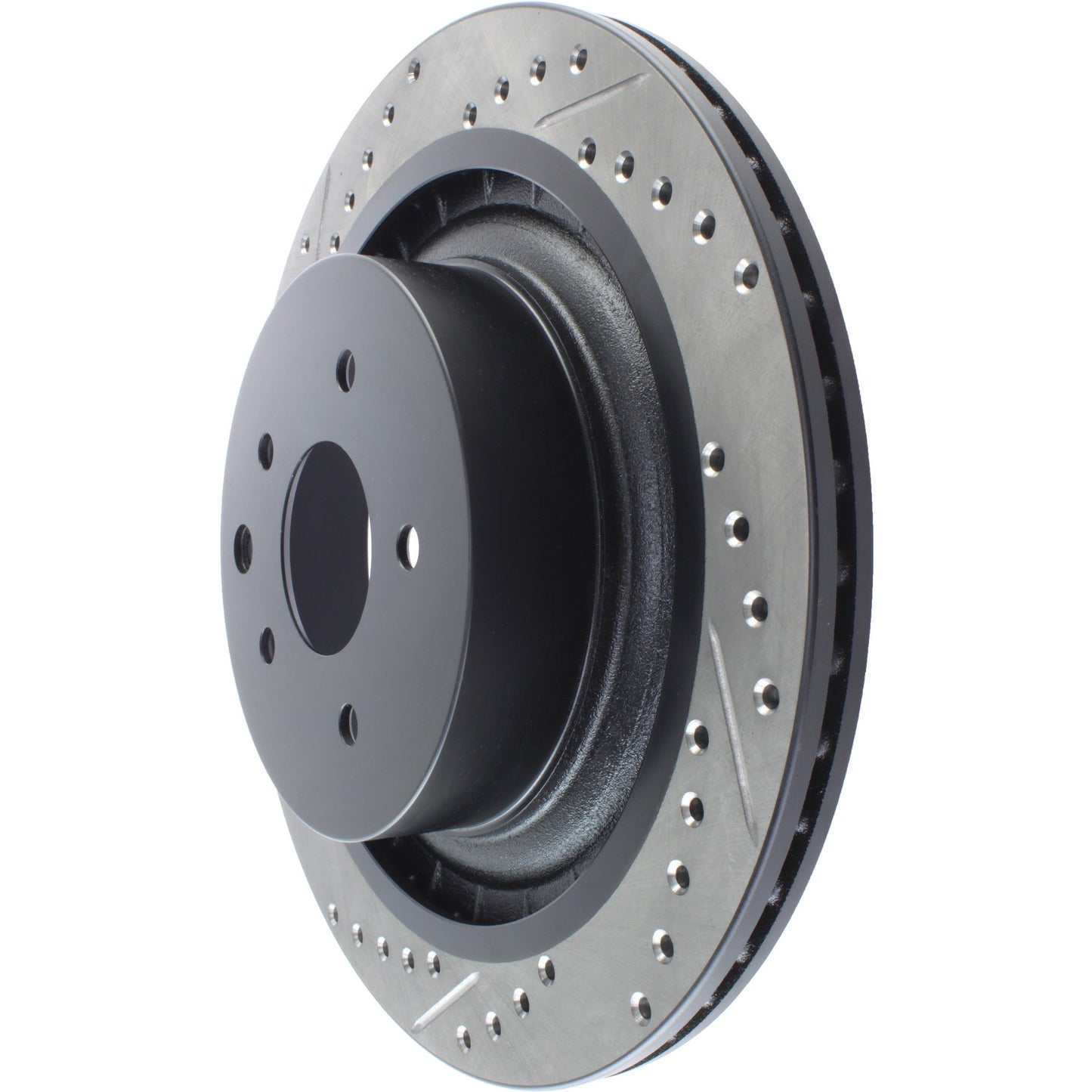 StopTech Sport Drilled/Slotted Brake Rotor; Rear Right