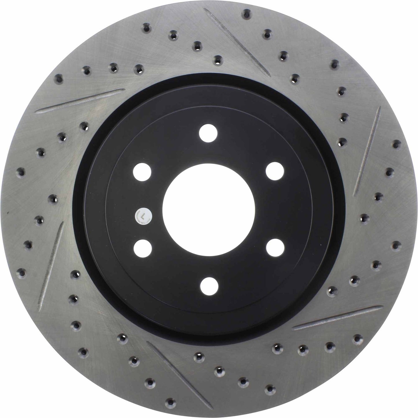 StopTech Sport Drilled/Slotted Brake Rotor; Front Left