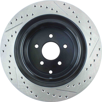 StopTech  Sport Cryo Drilled/Slotted Brake Rotor; Rear Right