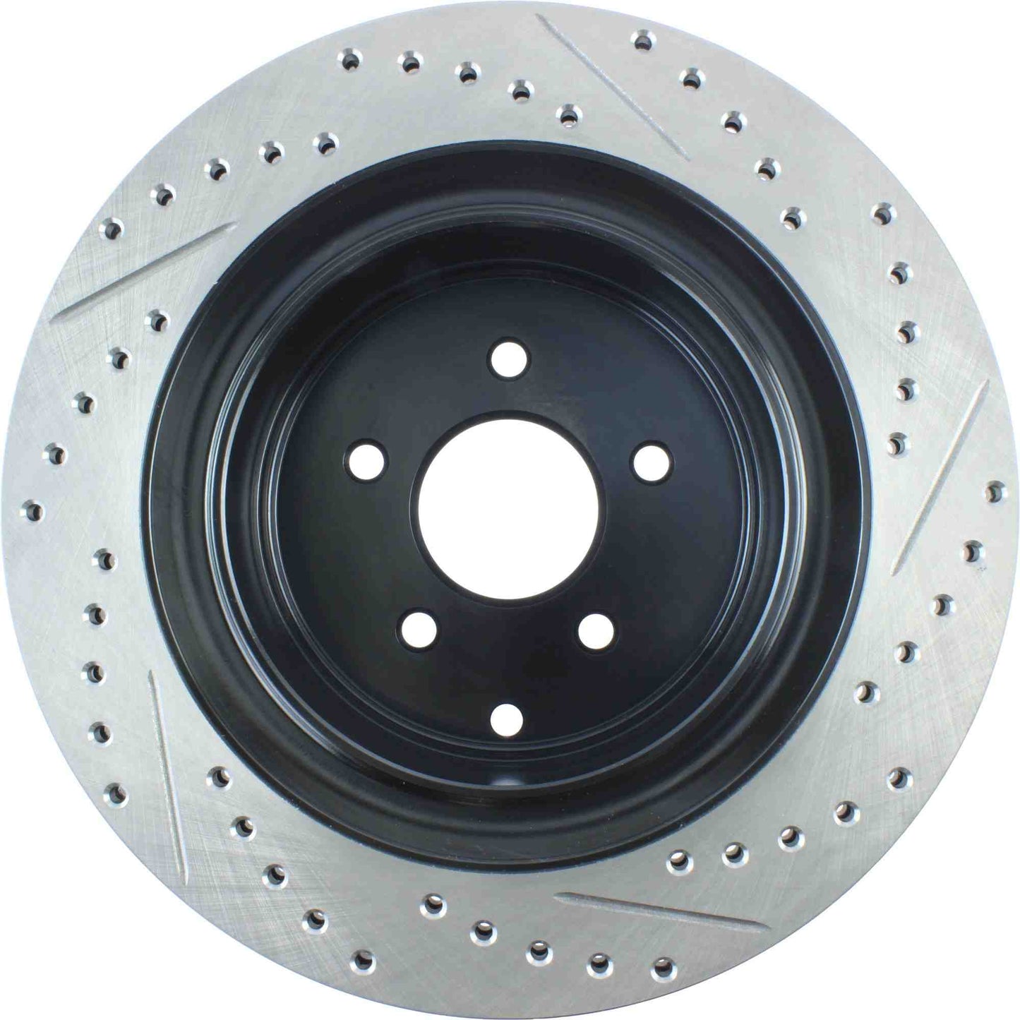 StopTech Sport Drilled/Slotted Brake Rotor; Rear Right