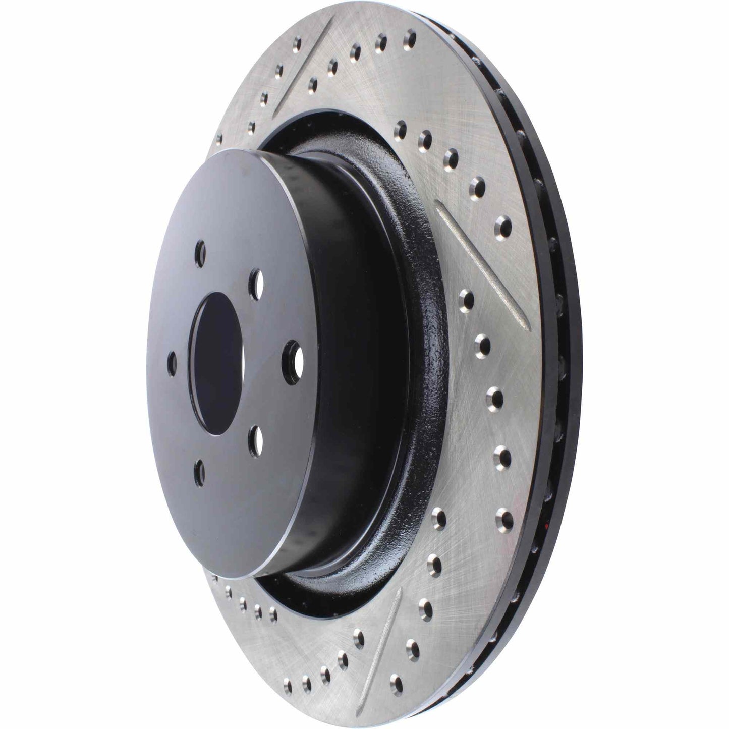 StopTech Sport Drilled/Slotted Brake Rotor; Rear Right