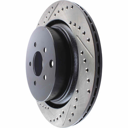 StopTech Sport Drilled/Slotted Brake Rotor; Rear Right