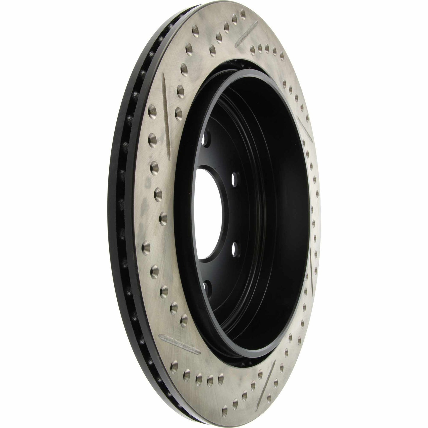 StopTech Sport Drilled/Slotted Brake Rotor; Rear Left