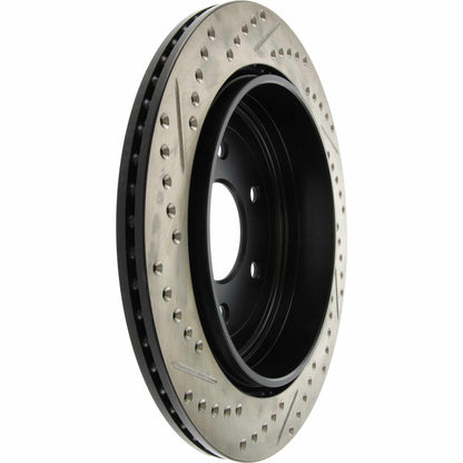 StopTech Sport Drilled/Slotted Brake Rotor; Rear Left