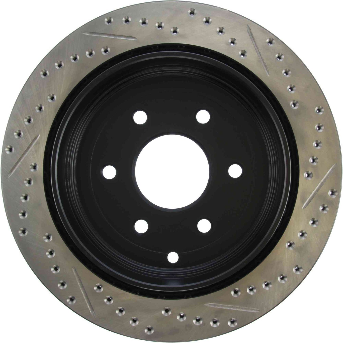 StopTech Sport Drilled/Slotted Brake Rotor; Rear Right