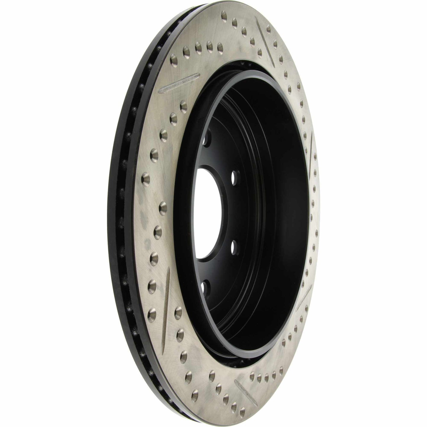 StopTech Sport Drilled/Slotted Brake Rotor; Rear Right