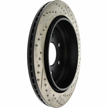 StopTech Sport Drilled/Slotted Brake Rotor; Rear Right