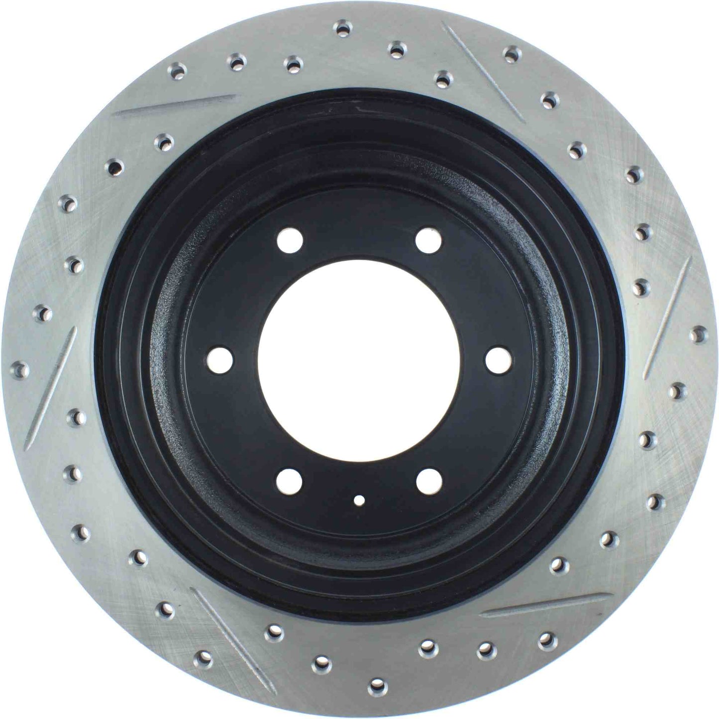 StopTech Sport Drilled/Slotted Brake Rotor; Rear Right