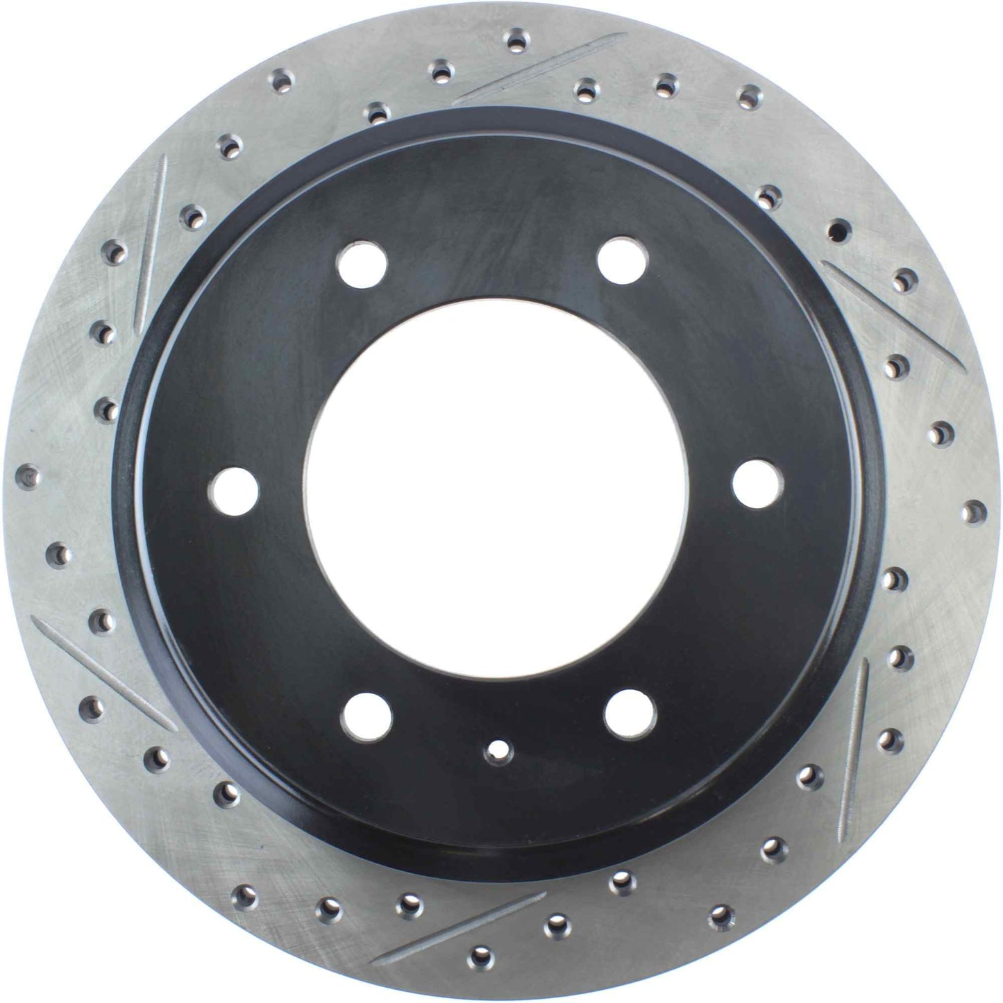StopTech Sport Drilled/Slotted Brake Rotor; Rear Right