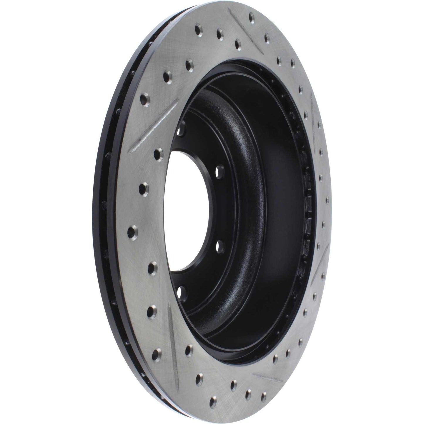 StopTech Sport Drilled/Slotted Brake Rotor; Rear Right