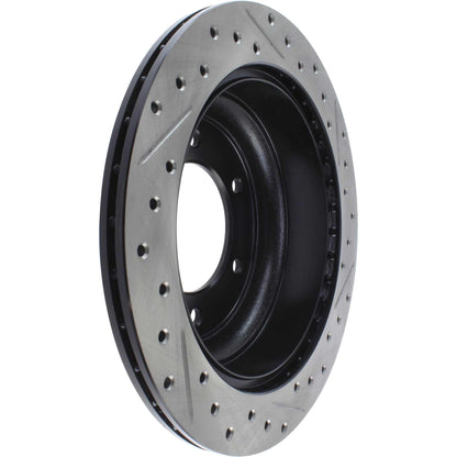 StopTech Sport Drilled/Slotted Brake Rotor; Rear Right