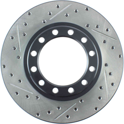 StopTech  Sport Drilled/Slotted Brake Rotor; Front Right