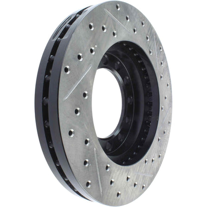 StopTech  Sport Drilled/Slotted Brake Rotor; Front Right