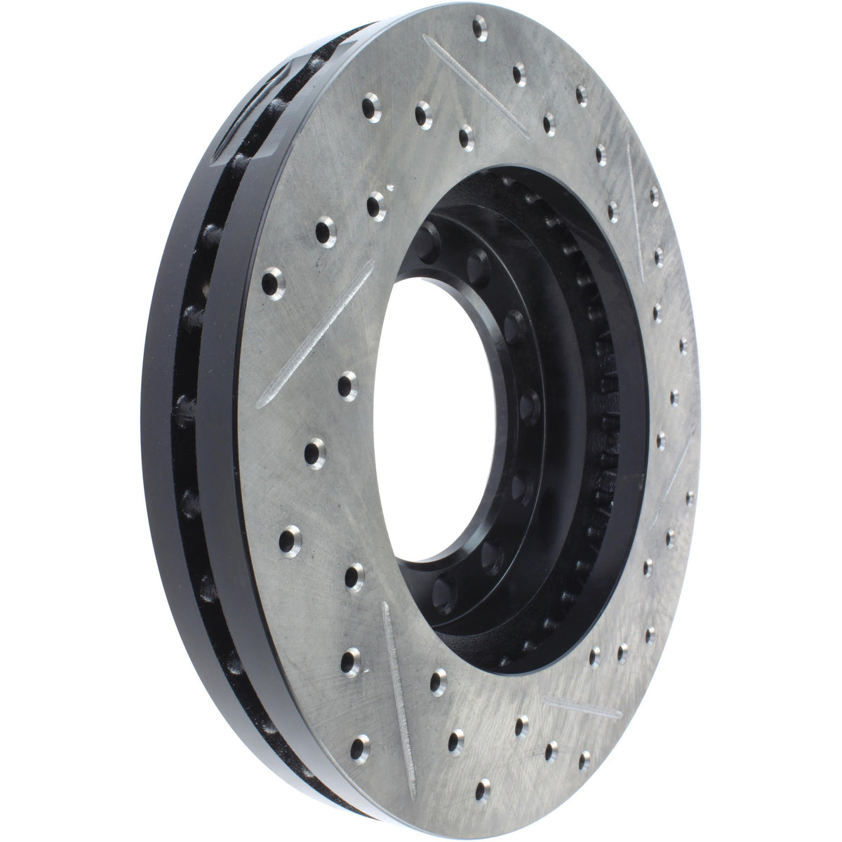 StopTech  Sport Drilled/Slotted Brake Rotor; Front Right