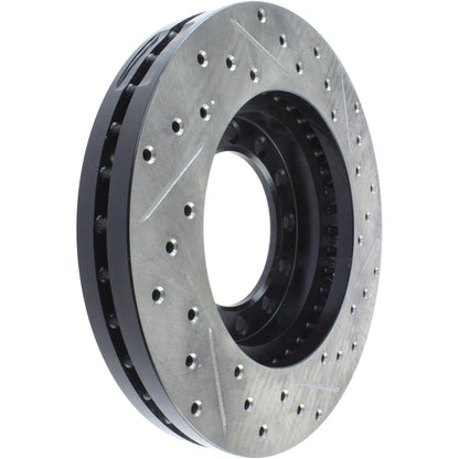 StopTech  Sport Drilled/Slotted Brake Rotor; Front Right