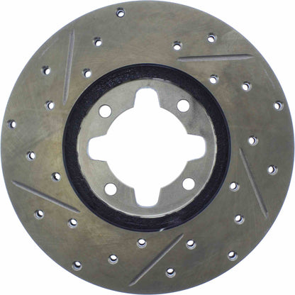 StopTech Slotted & Drilled Sport Brake Rotor 127.44017L