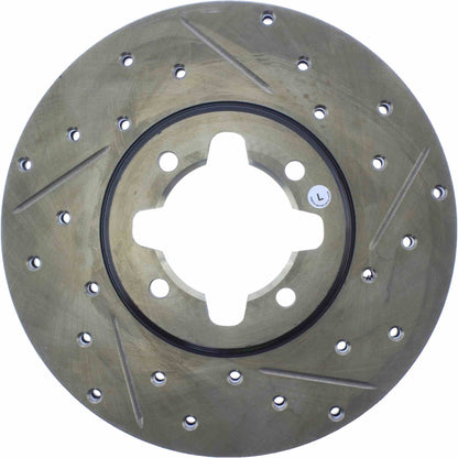StopTech Slotted & Drilled Sport Brake Rotor 127.44017L