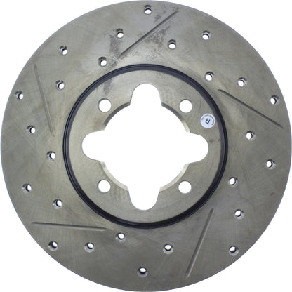 StopTech Slotted & Drilled Sport Brake Rotor 127.44017R