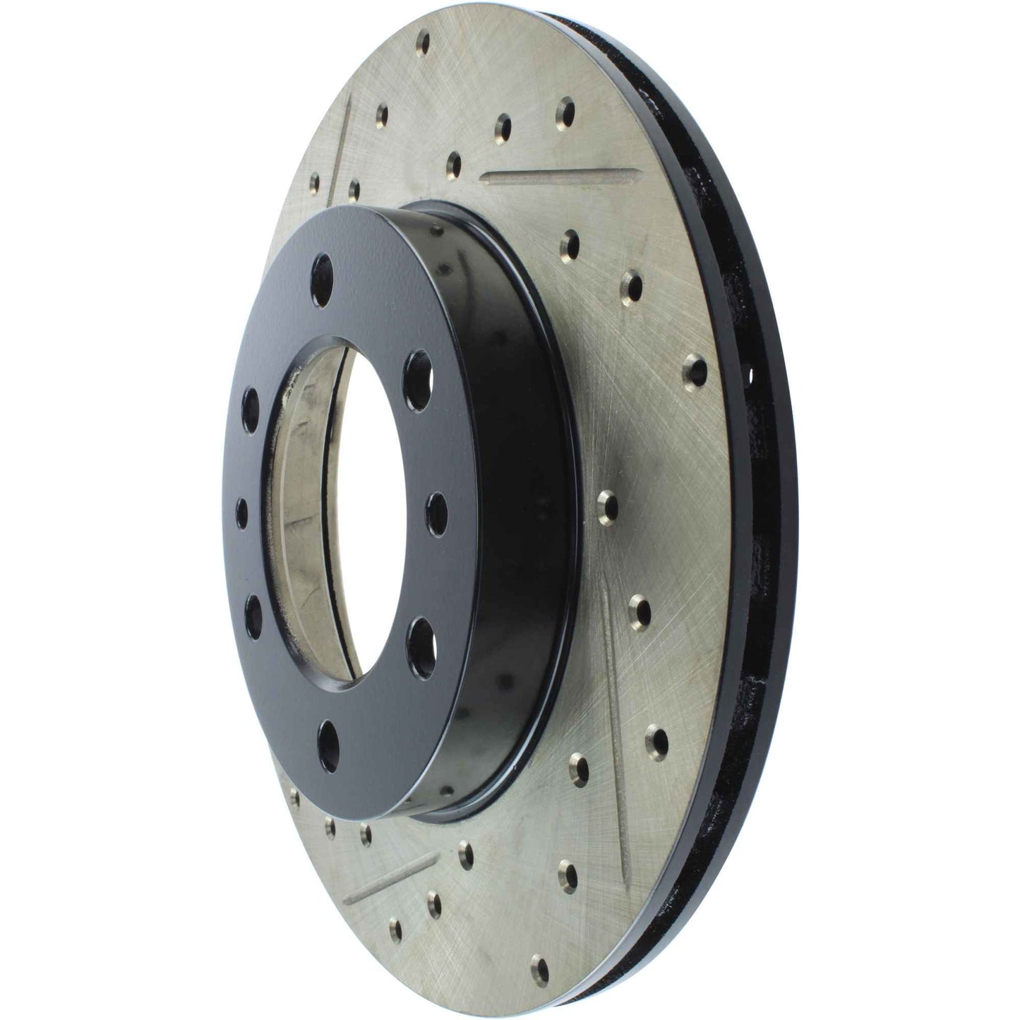 StopTech 81-89 Toyota Land Cruiser Slotted & Drilled Front Rotor 127.44037R