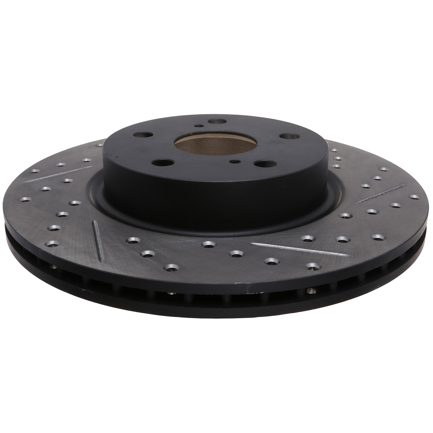 StopTech 1/86-92 Toyota Supra Left Front Slotted & Drilled Rotor 127.44040L