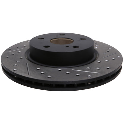 StopTech 1/86-92 Toyota Supra Left Front Slotted & Drilled Rotor 127.44040L