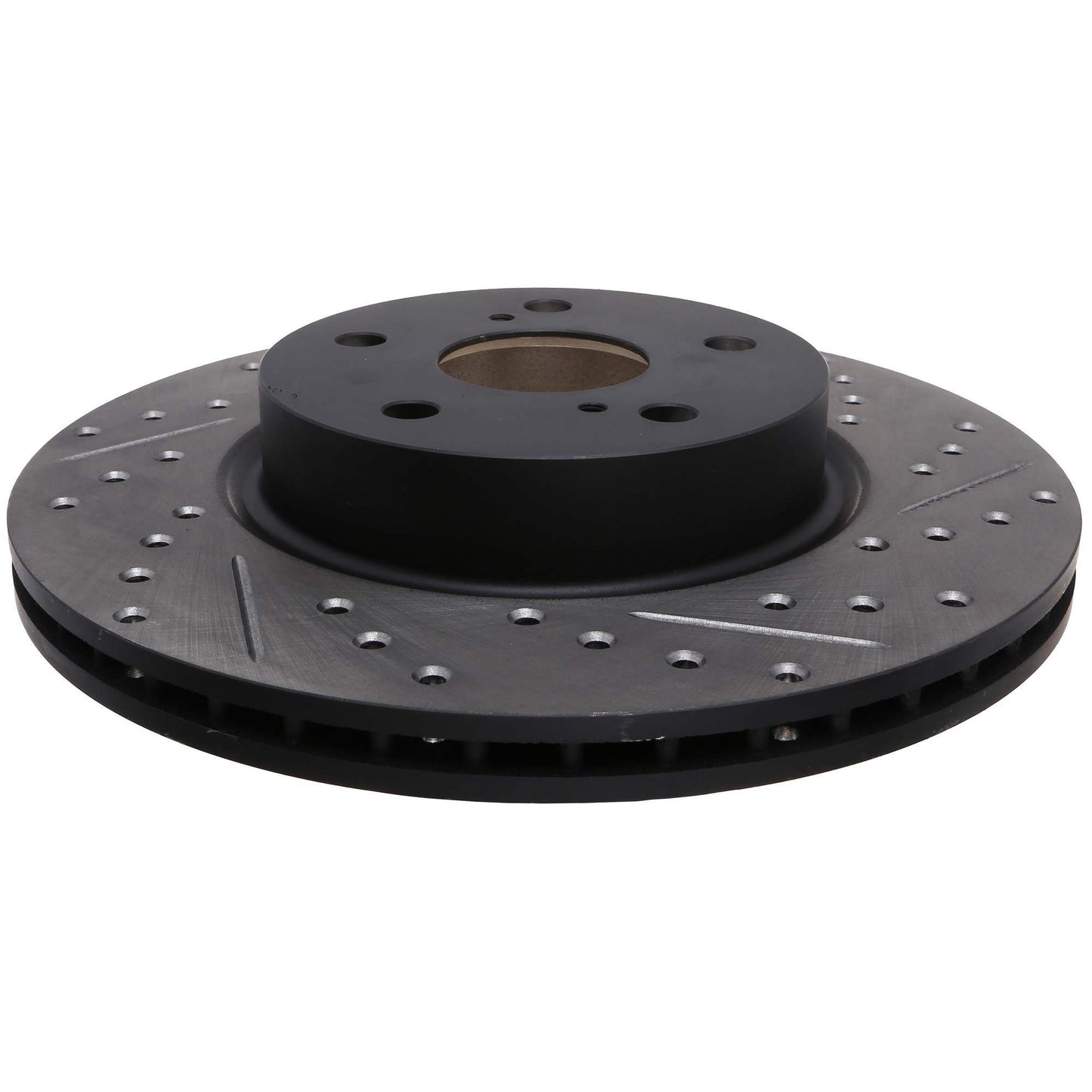 StopTech 1/86-92 Toyota Supra Left Front Slotted & Drilled Rotor 127.44040L