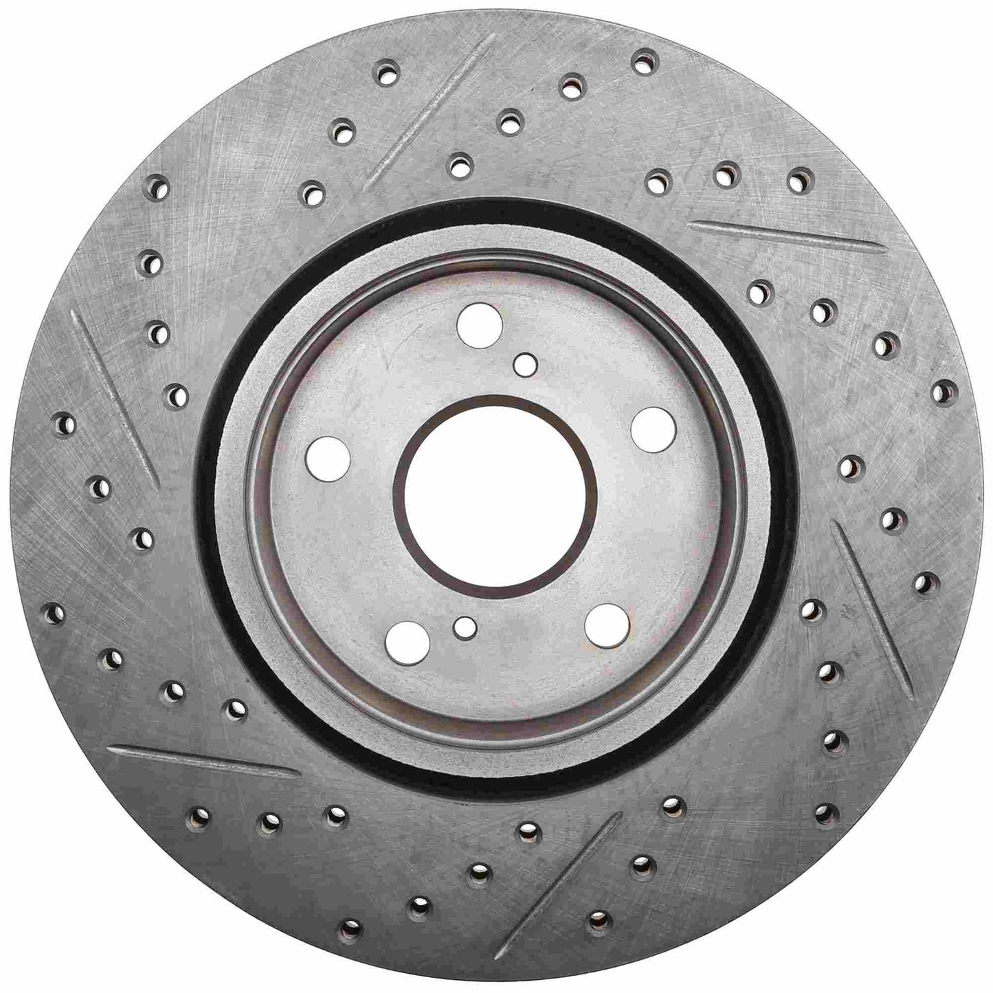 StopTech 1/86-92 Toyota Supra Left Front Slotted & Drilled Rotor 127.44040L