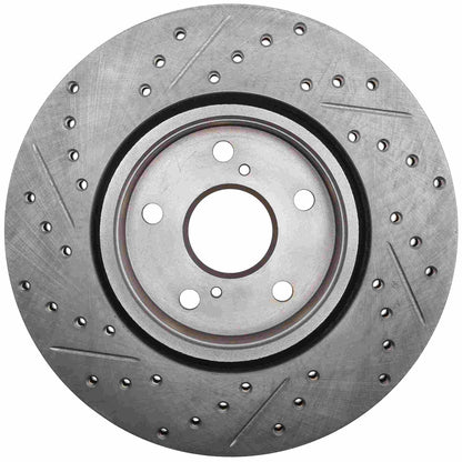 StopTech 1/86-92 Toyota Supra Left Front Slotted & Drilled Rotor 127.44040L