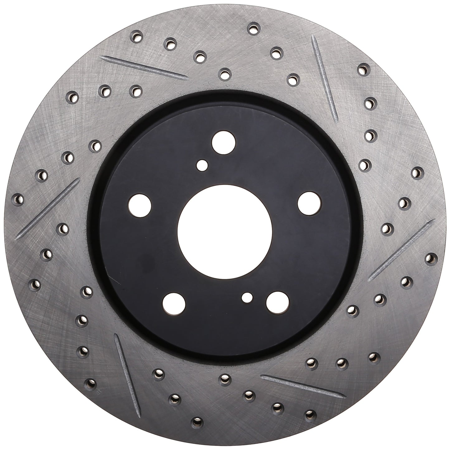 StopTech 1/86-92 Toyota Supra Left Front Slotted & Drilled Rotor 127.44040L