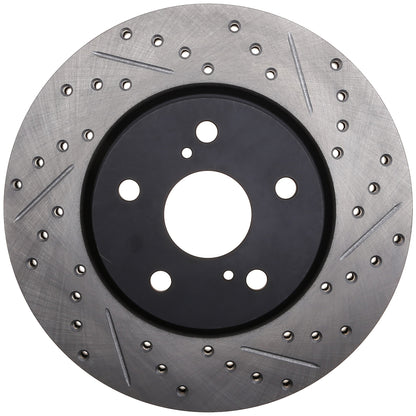 StopTech 1/86-92 Toyota Supra Left Front Slotted & Drilled Rotor 127.44040L