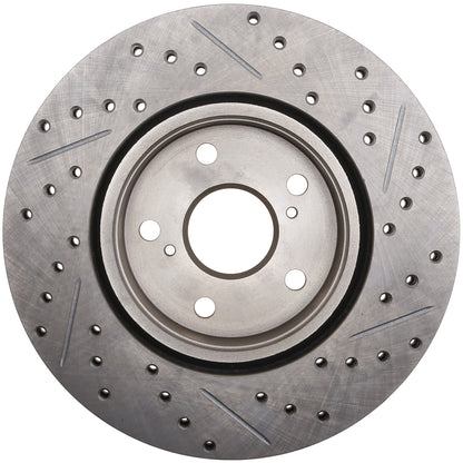 StopTech 1/86-92 Toyota Supra Right Front Slotted & Drilled Rotor 127.44040R