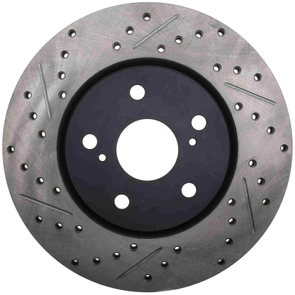 StopTech 1/86-92 Toyota Supra Right Front Slotted & Drilled Rotor 127.44040R
