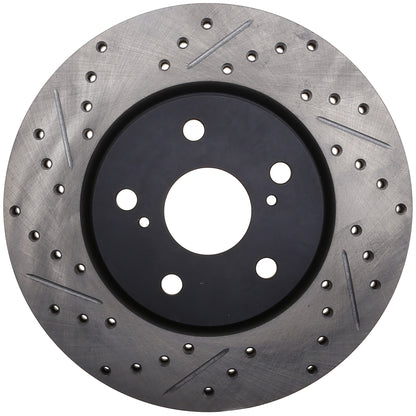 StopTech 1/86-92 Toyota Supra Right Front Slotted & Drilled Rotor 127.44040R