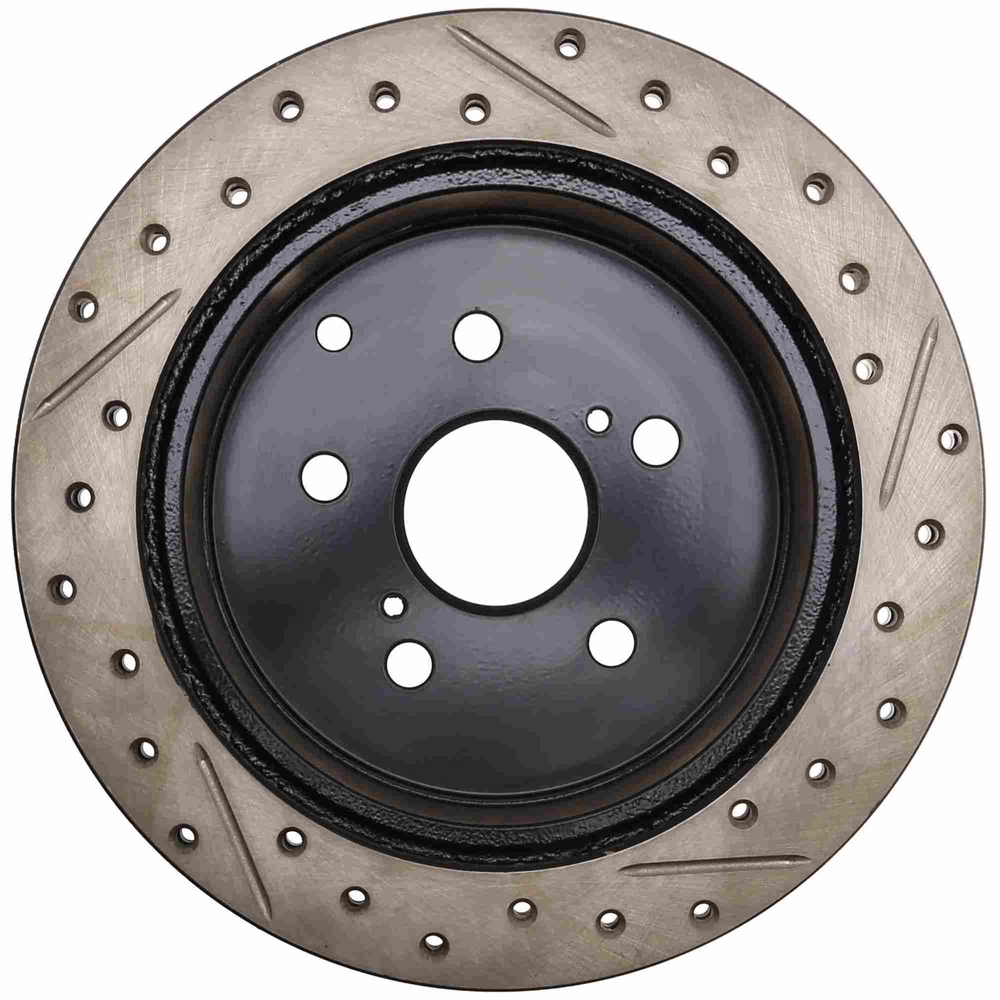 StopTech Sport Cryo Drilled/Slotted Brake Rotor; Rear Right