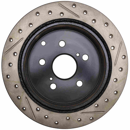 StopTech Sport Cryo Drilled/Slotted Brake Rotor; Rear Right
