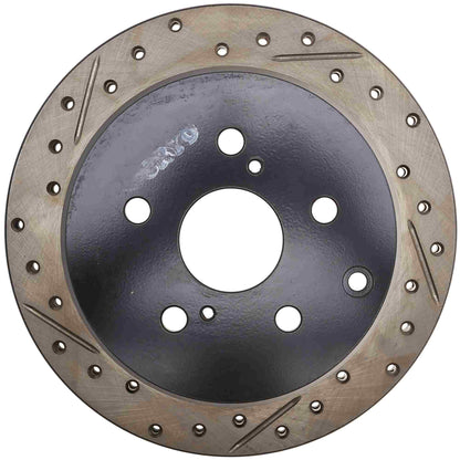 StopTech Sport Cryo Drilled/Slotted Brake Rotor; Rear Right