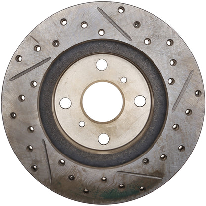 StopTech Slotted & Drilled Sport Brake Rotor 127.44047R