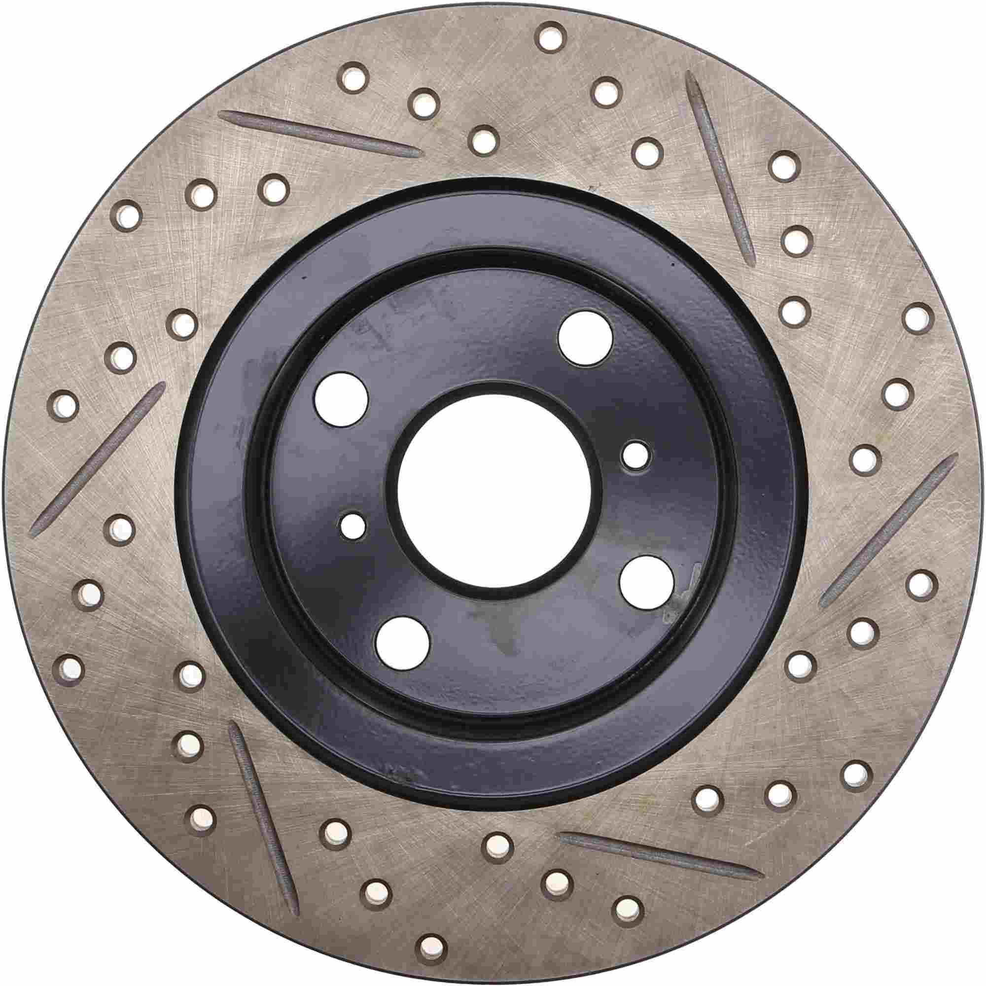 StopTech Sport Cryo Drilled/Slotted Brake Rotor; Rear Right