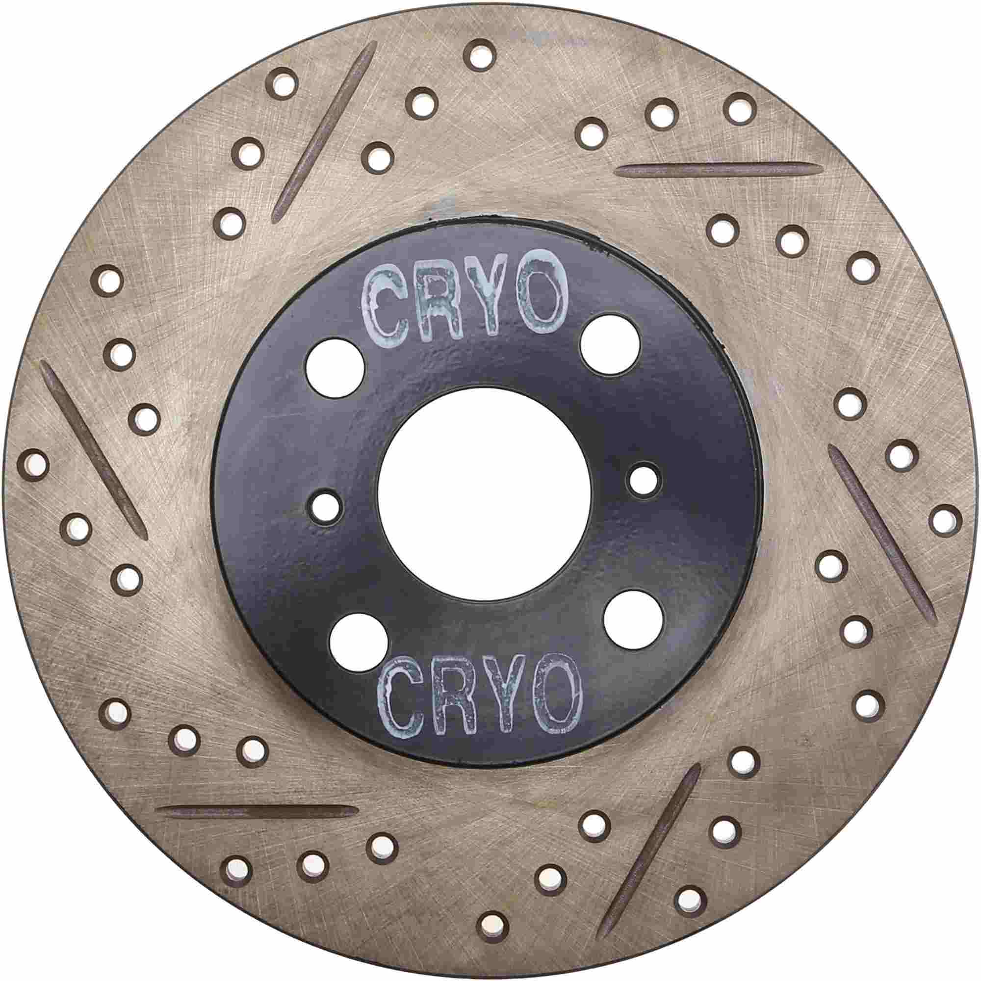 StopTech Sport Cryo Drilled/Slotted Brake Rotor; Rear Right