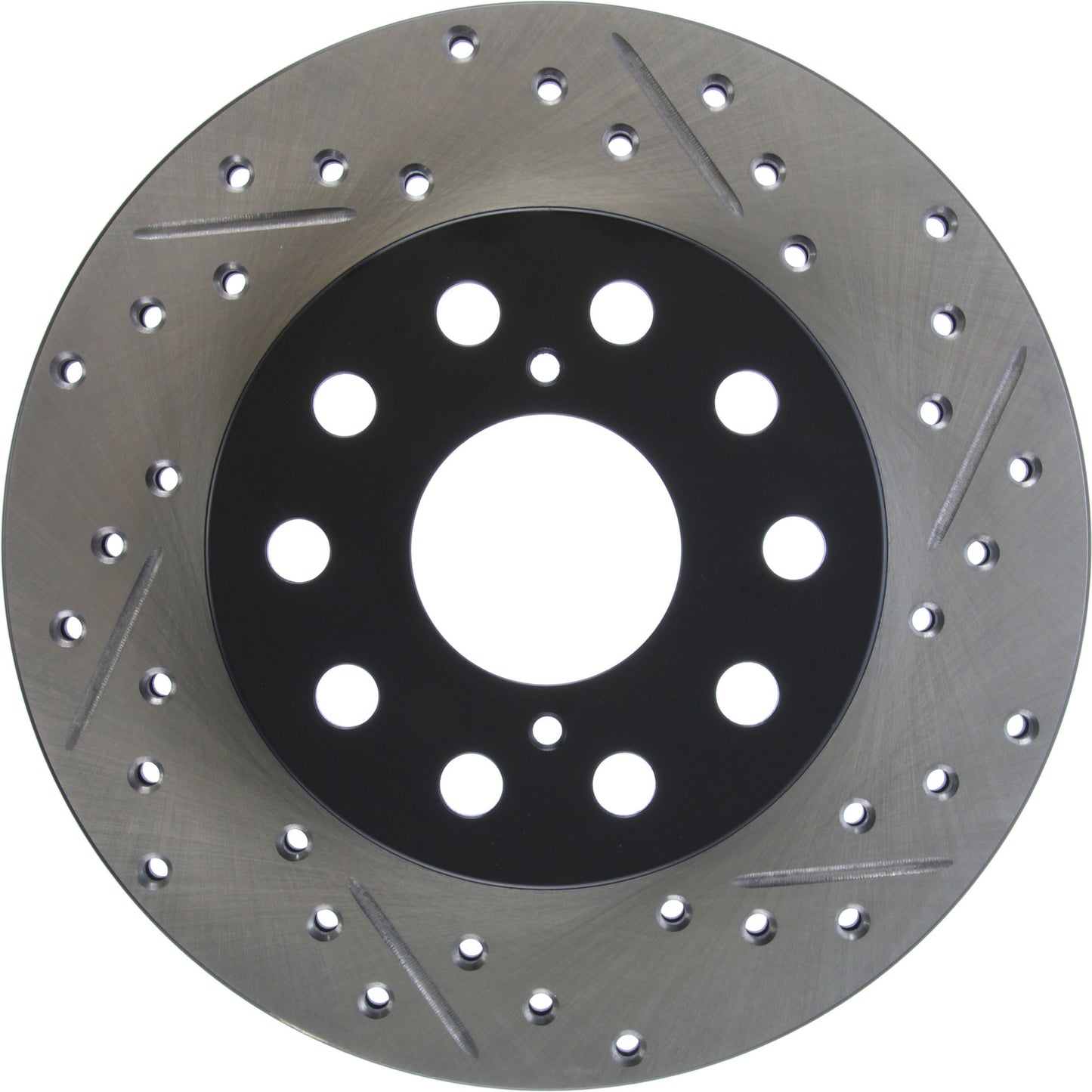 StopTech Sport Drilled/Slotted Brake Rotor; Rear Left